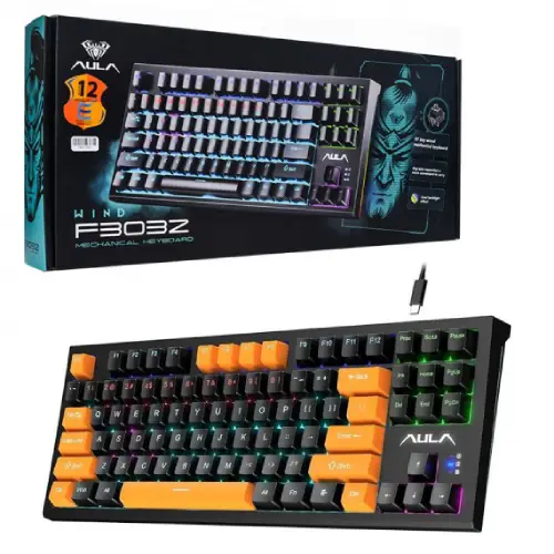 پخش-کیبورد-گیمینگ-ايولا-با-سیم-مکانیکال-کد-e792-تک-و-عمده