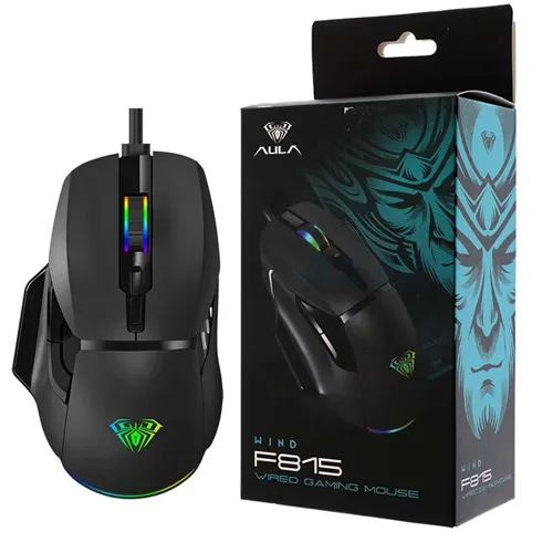 پخش ماوس گیمینگ آئولا مدل F815 با سیم تک و عمده کدG4907