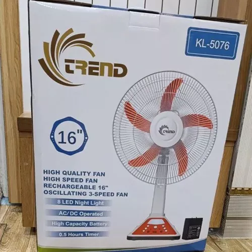 Single- and main-chargeable fan