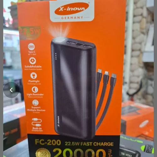 پخش پاوربانک X-innov FC-200  تک و عمده کدP685