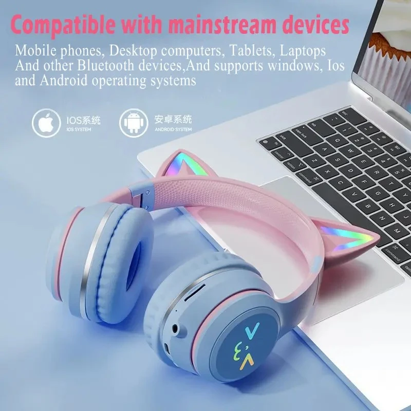 Bluetooth-headphones-cat-design-model-hz-bt612-single-and-major-