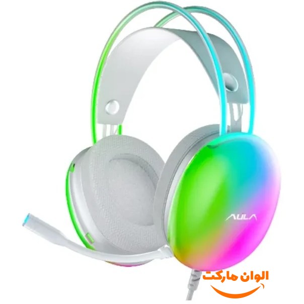 خرید هدست AULA  مدل S505 رنگ سبز تک و عمده کد Z1649