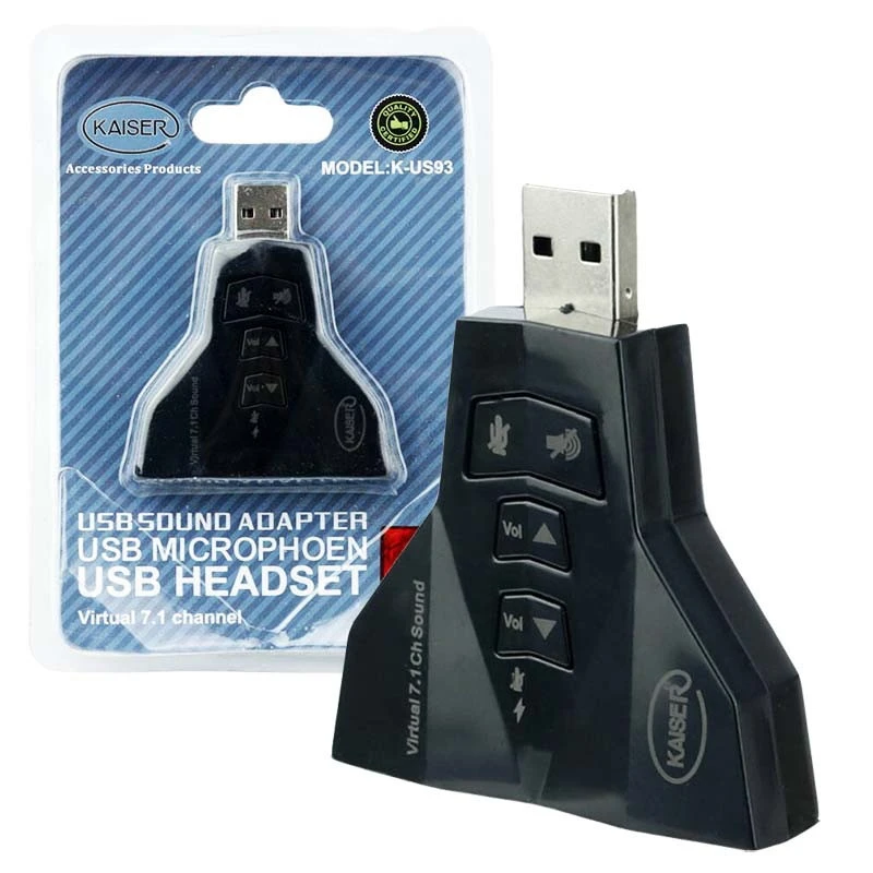 خرید کارت صدا USB موشکی 4 کاناله تک و عمده کد Z1653