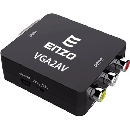 خرید تبدیل VGA به AV انزو مدل VG52 تک و عمده کد Z1655