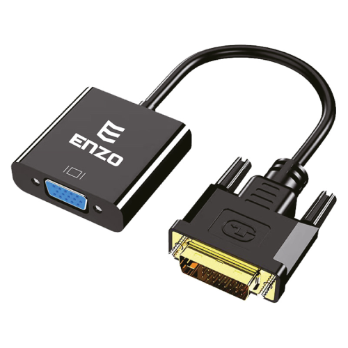 خرید تبدیل DVI به VGA انزو مدلDV61 تک و عمده کد Z1657