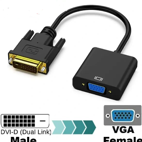 پخش تبدیل DVI به VGA انزو مدلDV61 تک و عمده کد Z1658