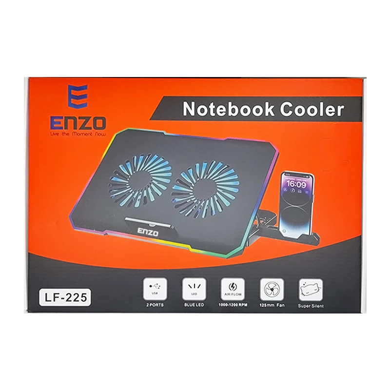 خرید فن لپ تاپ انزو مدل LF225 تک و عمده کد Z1663