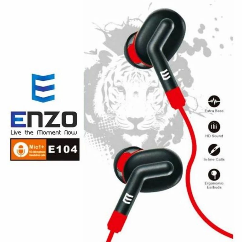 خرید هندزفری انزو مدل E104 تک و عمده کد z1667