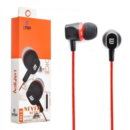 پخش هندزفری انزو مدل E108 تک و عمده کد z1674