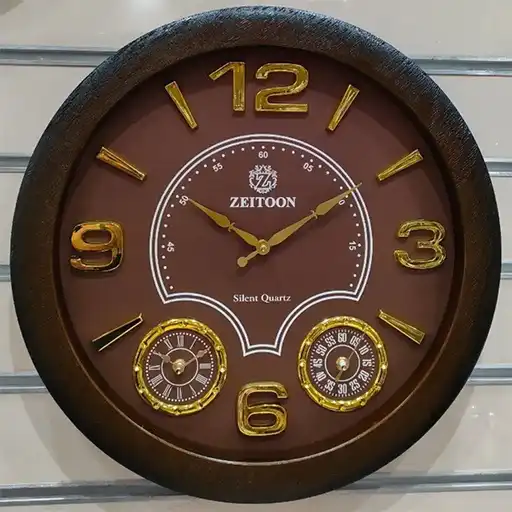 پخش عمده ساعت دیواری زیتون مدل یاقوت تک و عمده کد L825