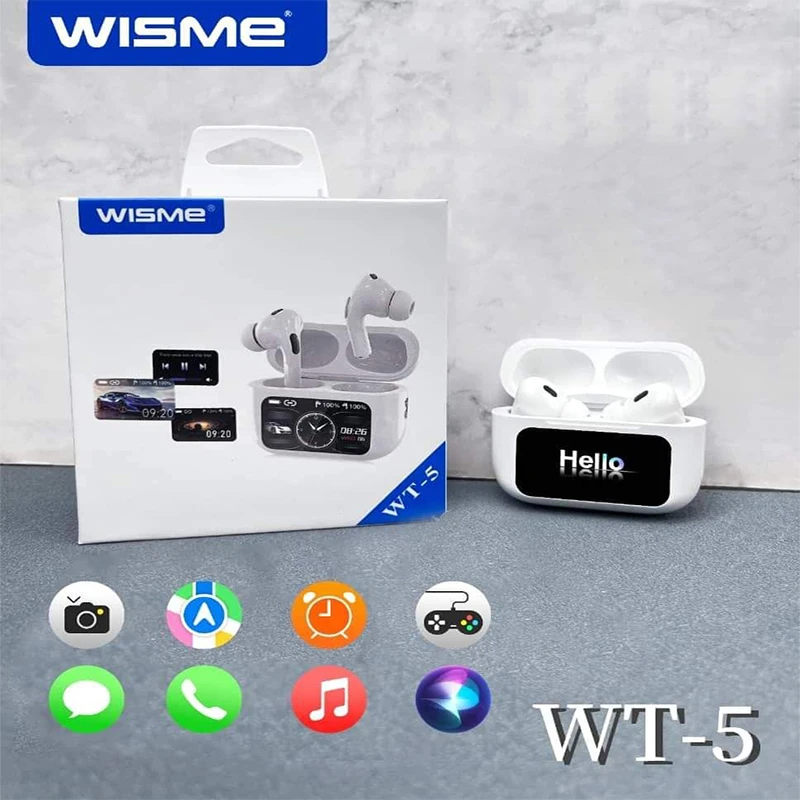 پخش هدفون بلوتوثی ویسمی مدل WT5 تک و عمده کدP690