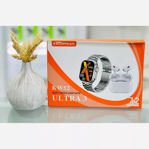 ساعت هوشمند KEQIWEAR مدل KW52 Ultra3 تک و عمده کدP703
