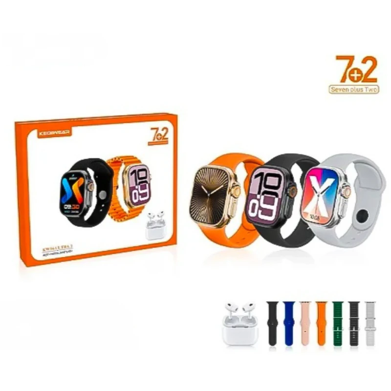  ساعت هوشمند به همراه ایرپاد مدل KW56 ultra 3 تک و عمده کدP705