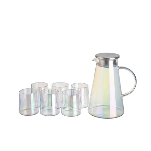 خرید پارچ و لیوان هولوگرامی پیرکس دلی مدل GPH28/L7 تک و عمده کدZ1717