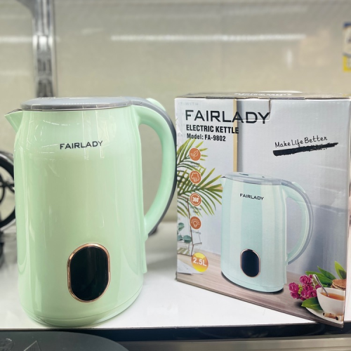 خرید کتری برقی فایر لیدی  2/5 لیتری مدل ۹۸۰۲ تک و عمده کد Z1727