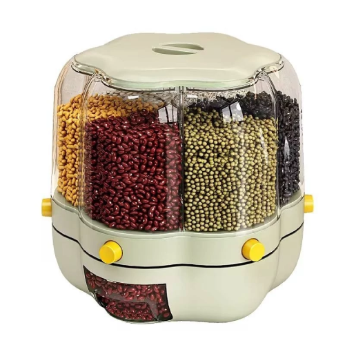 خرید جا حبوباتی چرخشی اکرولیک 6 خانه تک و عمده  کد Z1757