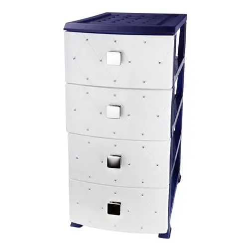 پخش دراور صادراتی BL نگین ۴ طبقه با کاسه پلاستیکی کد E864 تک و عمده