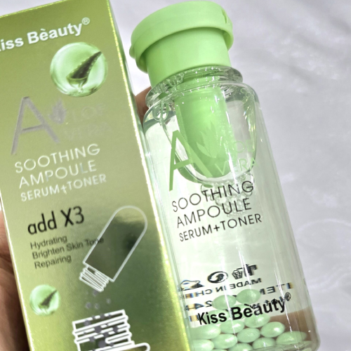 خرید سرم و تونر آلوئه‌ورا کیس بیوتی Kiss Beauty تک و عمده کدZ1767