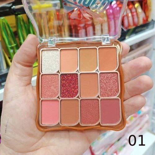 پخش پالت سایه 12 رنگ Choco Gift تک و عمده کدZ1774