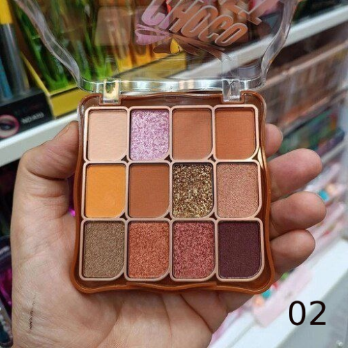 پخش پالت سایه 12 رنگ Choco Gift تک و عمده کدZ1774