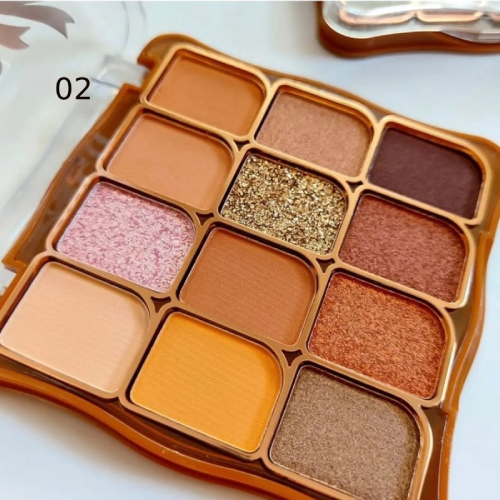 پخش پالت سایه 12 رنگ Choco Gift تک و عمده کدZ1774