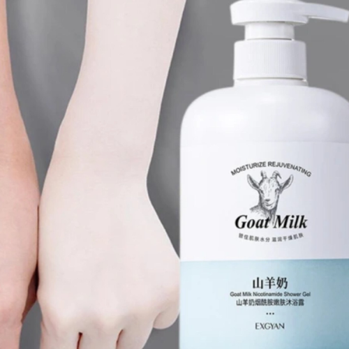 پخش شاور ژل شیر بز 500 میلی لیتر اکسگین Exgyan تک و عمده کدZ1782