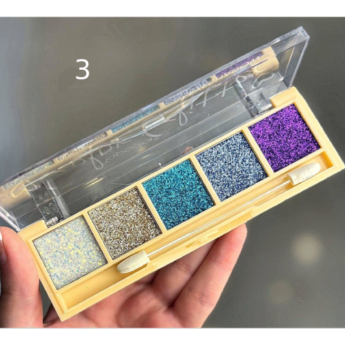 پخش پالت سایه چشم گلیتری 5 تایی Topcolor تک و عمده کدZ1790