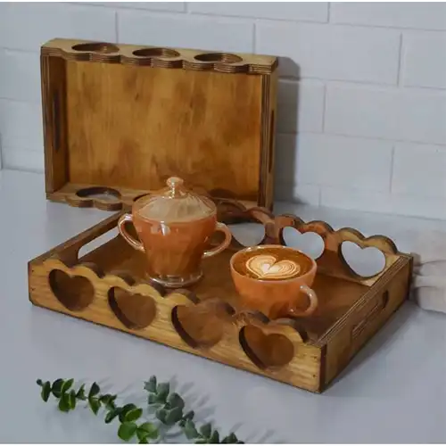 خرید سینی قلبی جفتی تک و عمده کد L842
