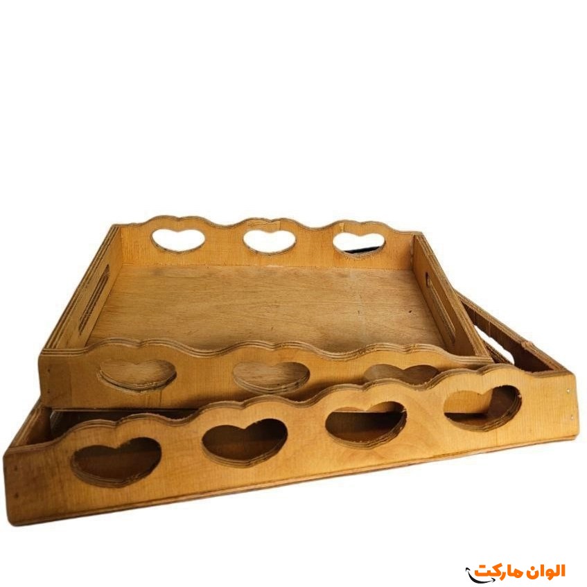 خرید سینی قلبی جفتی تک و عمده کد L842