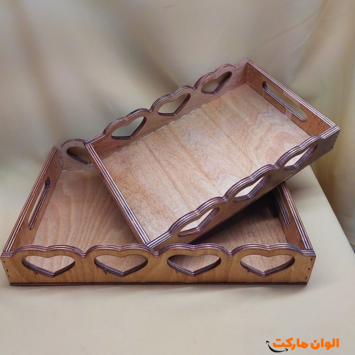 خرید سینی قلبی جفتی تک و عمده کد L842