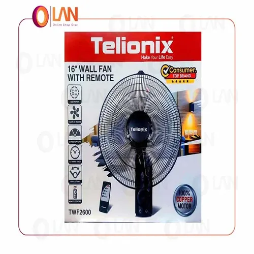 خرید پنکه دیواری تلیونیکس مدل 2600 تک و عمده کد t1338