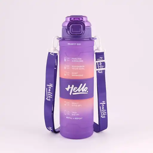 پخش عمده قمقمه سیلیکونی طرح Hello تک و عمده کد L863
