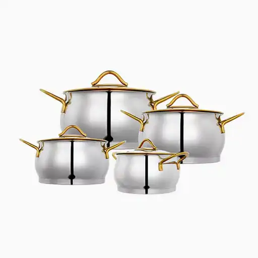 Sonifer Stainless Steel Pot 5L with Glass Lid | Durable & Stylish