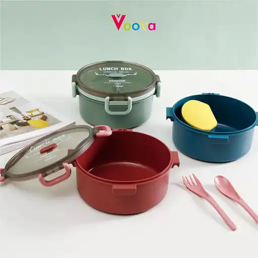 Jade Green Lunch Bowl & Spoon