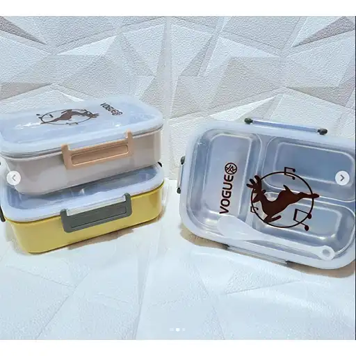 Deer Design Stainless Steel Lunch Box