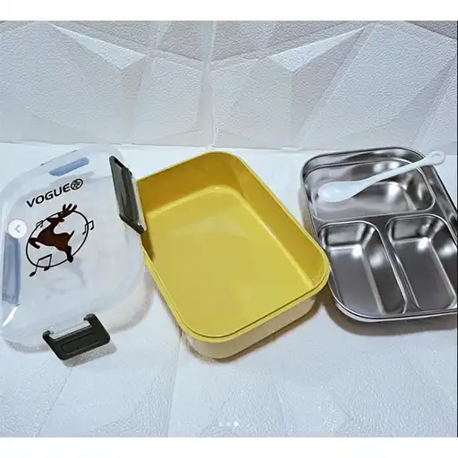 Deer Design Stainless Steel Lunch Box
