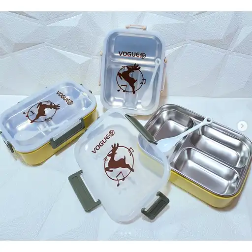 Deer Design Stainless Steel Lunch Box