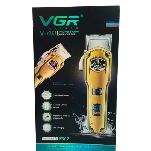 پخش ماشین اصلاح سر و صورت وی جی آر مدل V-693 تک و عمده کد t1321