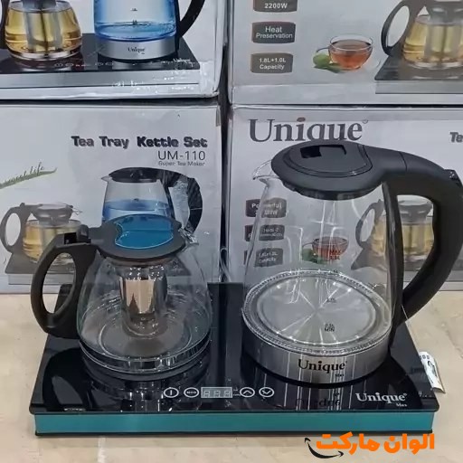 خرید چای‌ساز یونیک مدل کنارهمی مدل UM-110 تک و عمده کد t1342