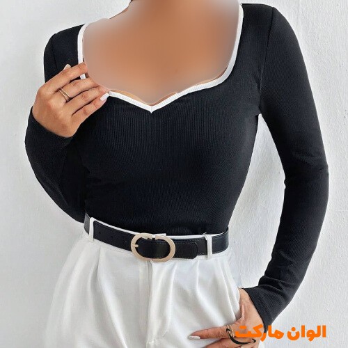 خرید بلوز یقه ‌دلبری ZARA تک و عمده کد z1841