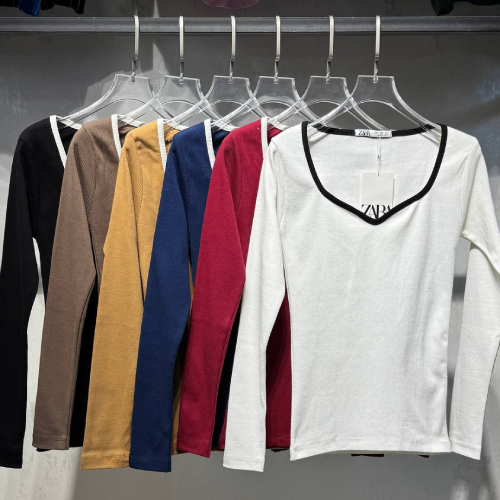 پخش بلوز یقه ‌دلبری ZARA تک و عمده کد z1842