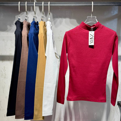 پخش بلوز  یقه پنج‌سانت ZARA تک و عمده کد z1844
