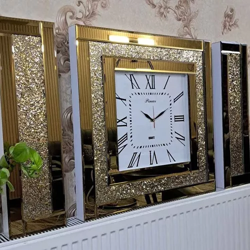 3-piece- wall- clock- display- single- and- large