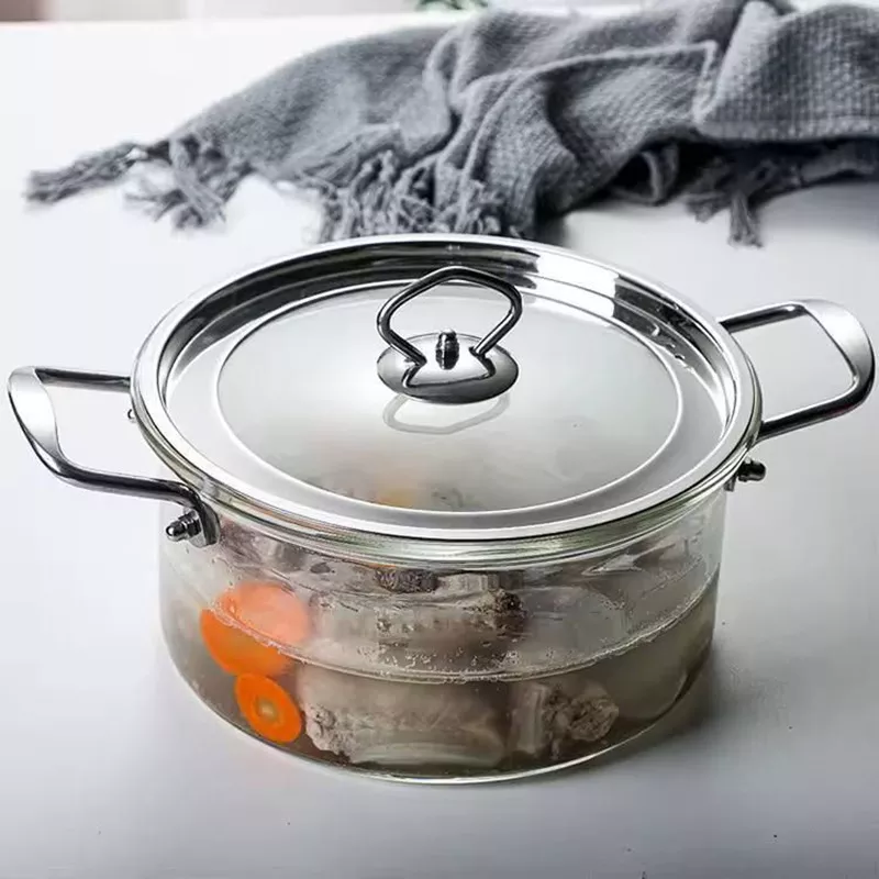 Pyrex-pot-steel-handle-25-liter-single-and-large-