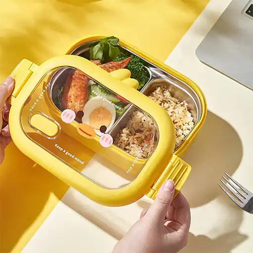 Kids Lunch Box Chicken Design