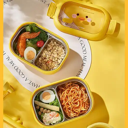 Kids Lunch Box Chicken Design