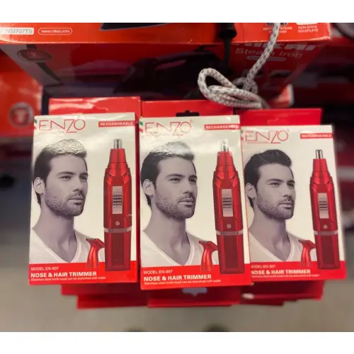 پخش مو زن گوش و بینی  تیغ استیل ENZO 907 کد E948 تک و عمده