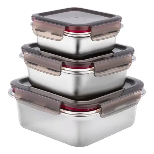 ظرف-غذا-3-تایی-استیل-مربع-یونیک-germany-کد-e963-تک-و-عمده