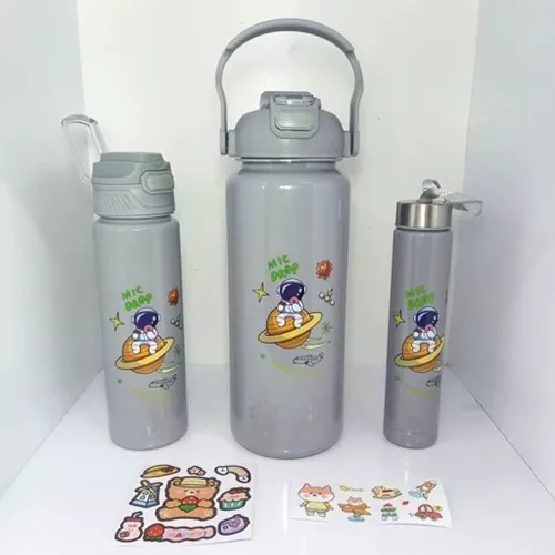 3-piece flask-single-and-large-