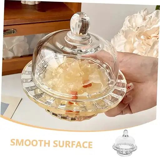 Deli Crystal Honey Jar | Imported Transparent Luxury Serving Bowl